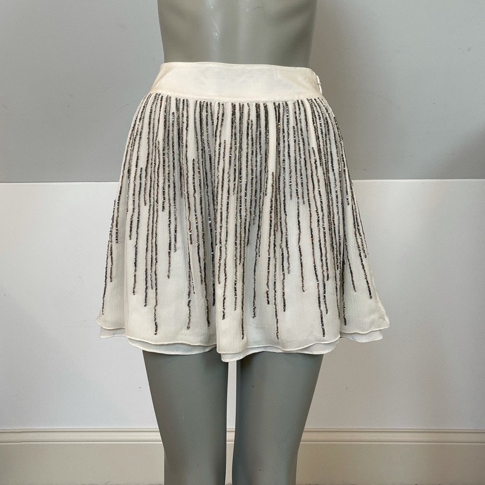 Club Monaco skirt with beaded detail